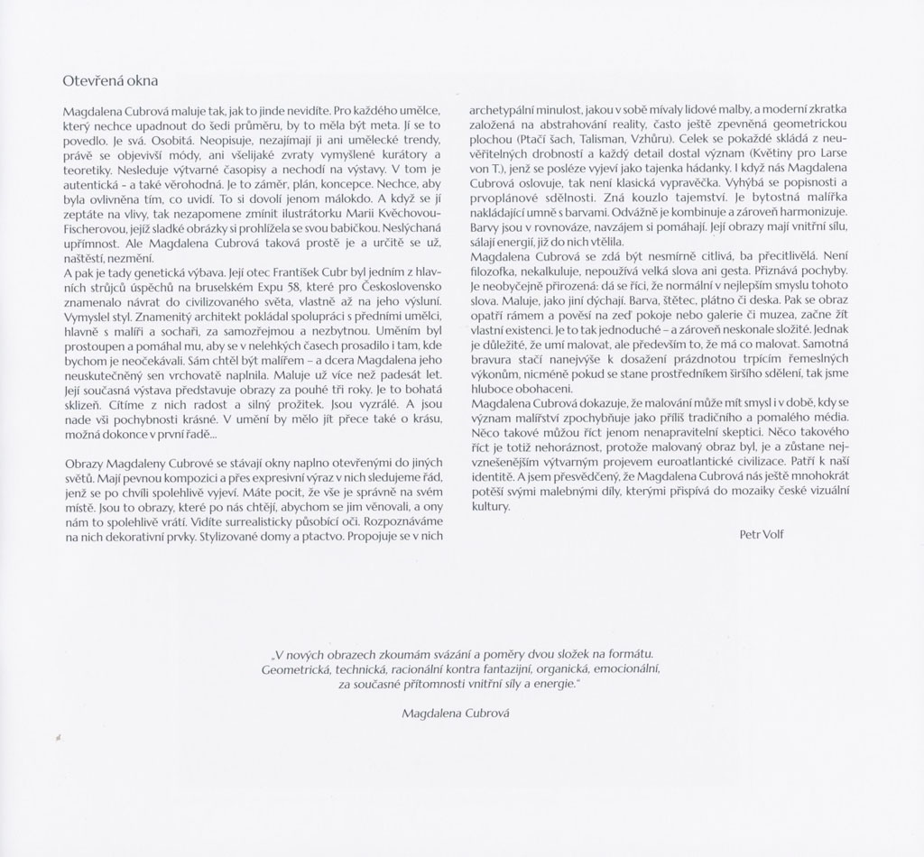 Katalog Magdalena Cubrová - OBRAZY - Obrázek 3